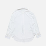Acne Studios DOUBLE COLLAR BUTTON-UP SHIRT, White