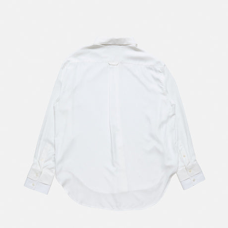 Acne Studios DOUBLE COLLAR BUTTON-UP SHIRT, White