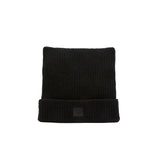 Acne Studios FACE LOGO SQUARE BEANIE, Black