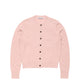 Acne Studios FITTED CARDIGAN - YAK WOOL, Dirty Pink