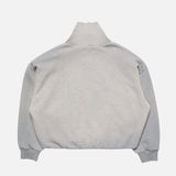 Acne Studios FLEECE SWEATSHIRT WITH LOGO, Grey Melange