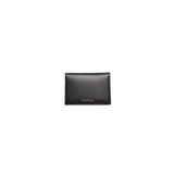 Acne Studios FOLDED LEATHER CARD HOLDER, Black