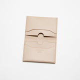 Acne Studios FOLDED LEATHER WALLET, Taupe Beige