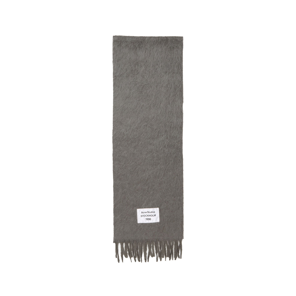 Acne Studios FRINGE ALPACA SCARF, Grey