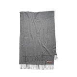 Acne Studios FRINGE WOOL SCARF OVERSIZED, Grey Melange