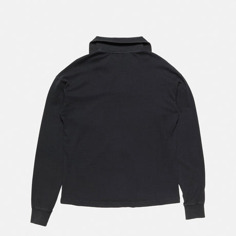 Acne Studios HALF-ZIP LOGO SWEATSHIRT, Black