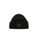 Acne Studios LARGE FACE LOGO BEANIE LOW, Black