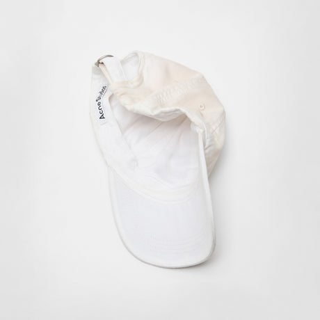 Acne Studios LOGO CAP, Dusty White