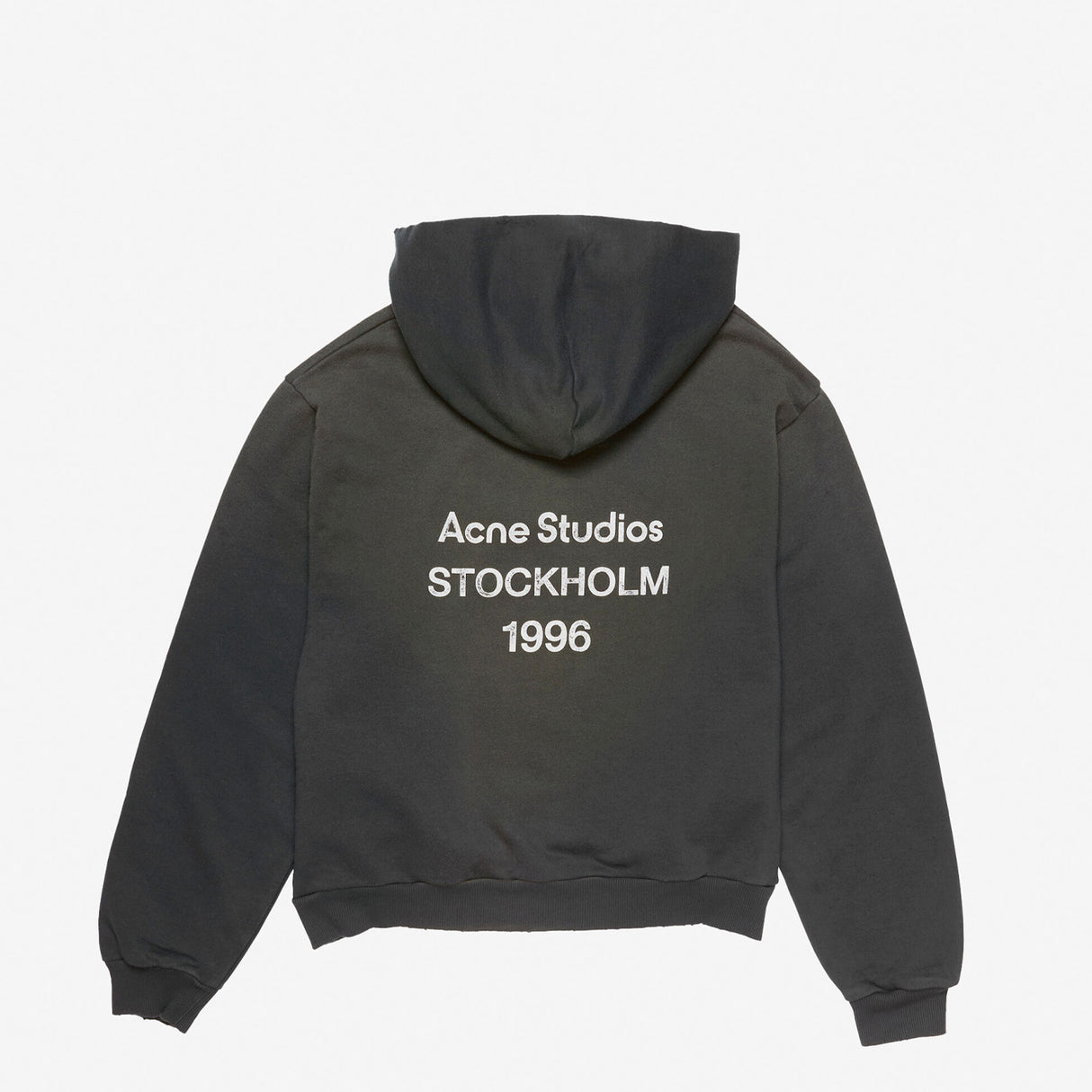 Acne Studios LOGO HOODED SWEATER, Black