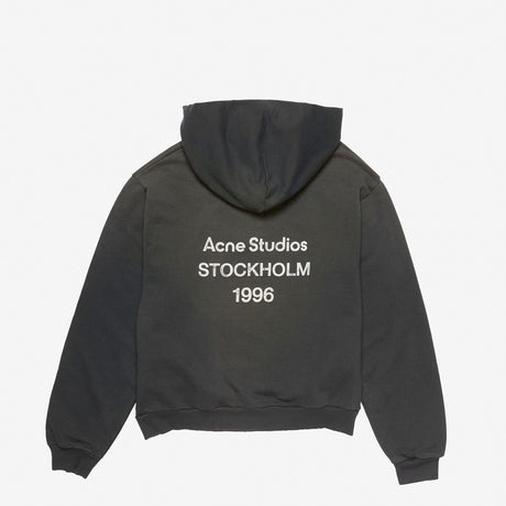 Acne Studios LOGO HOODED SWEATER, Black