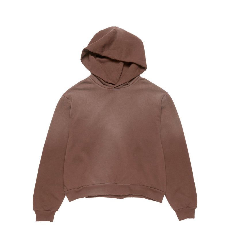 Acne Studios LOGO HOODED SWEATER, Chocolate Brown