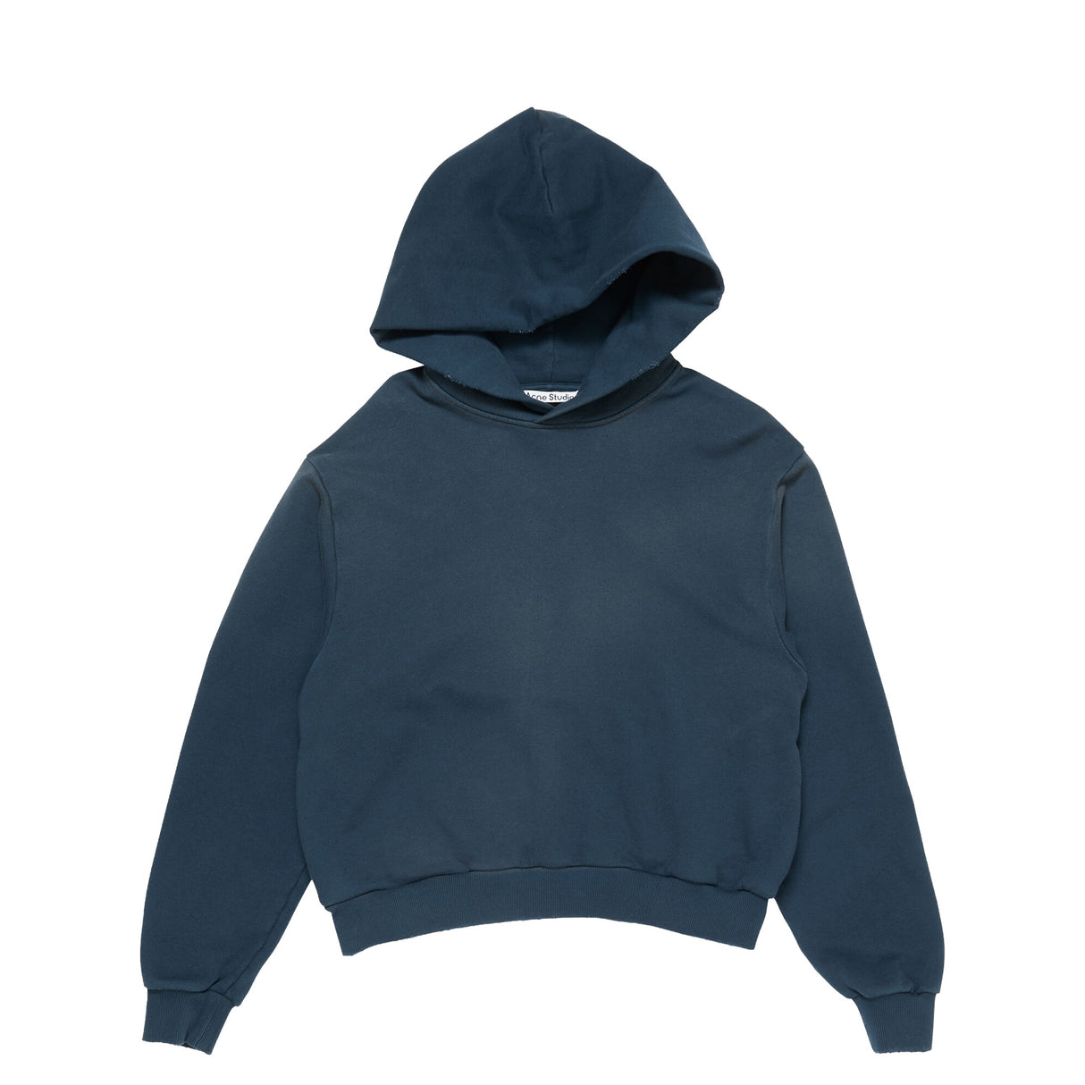 Acne Studios LOGO HOODED SWEATER, Deep Blue