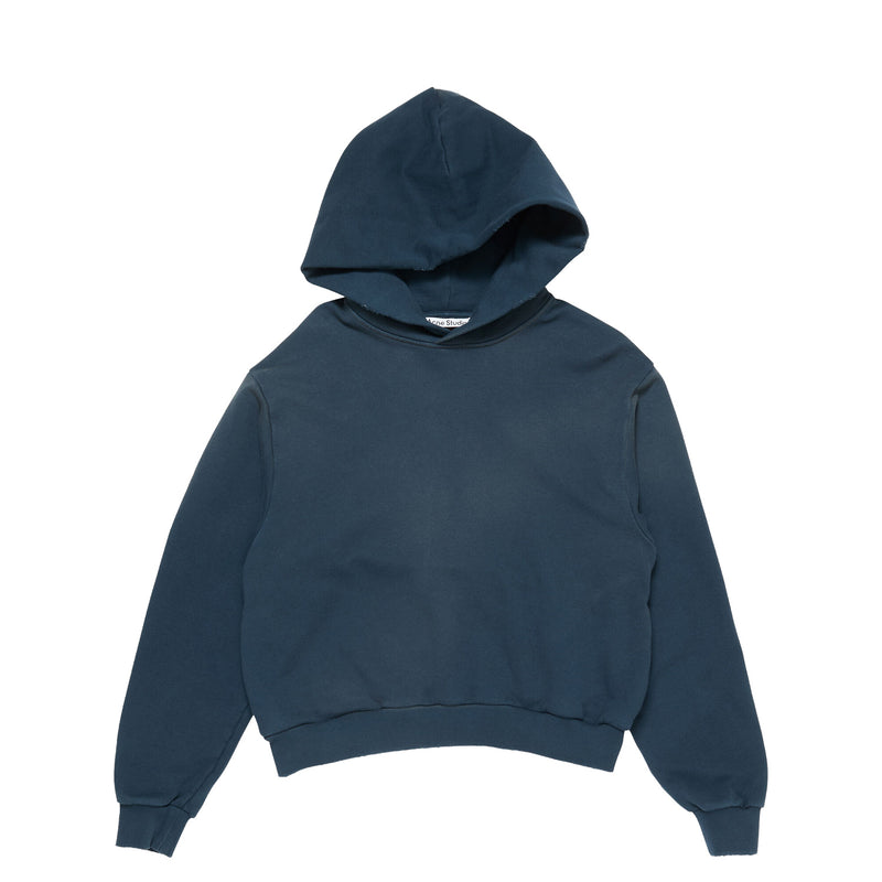 Acne Studios LOGO HOODED SWEATER, Deep Blue