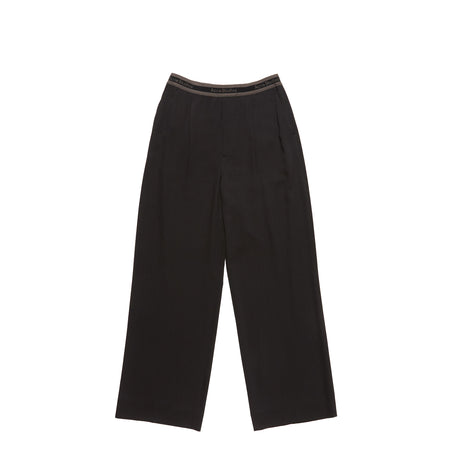 Acne Studios LOGO TAPE TROUSERS, Black - Image 1