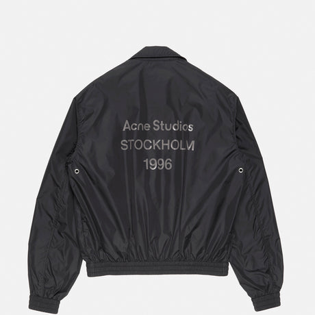 Acne Studios LOGO TECHNICAL JACKET, Black