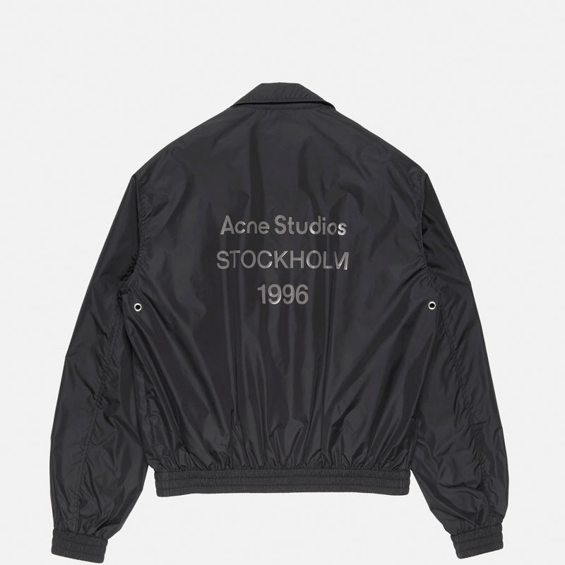Acne Studios LOGO TECHNICAL JACKET, Black