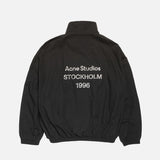 Acne Studios LOGO ZIPPER JACKET, Black