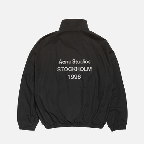 Acne Studios LOGO ZIPPER JACKET, Black