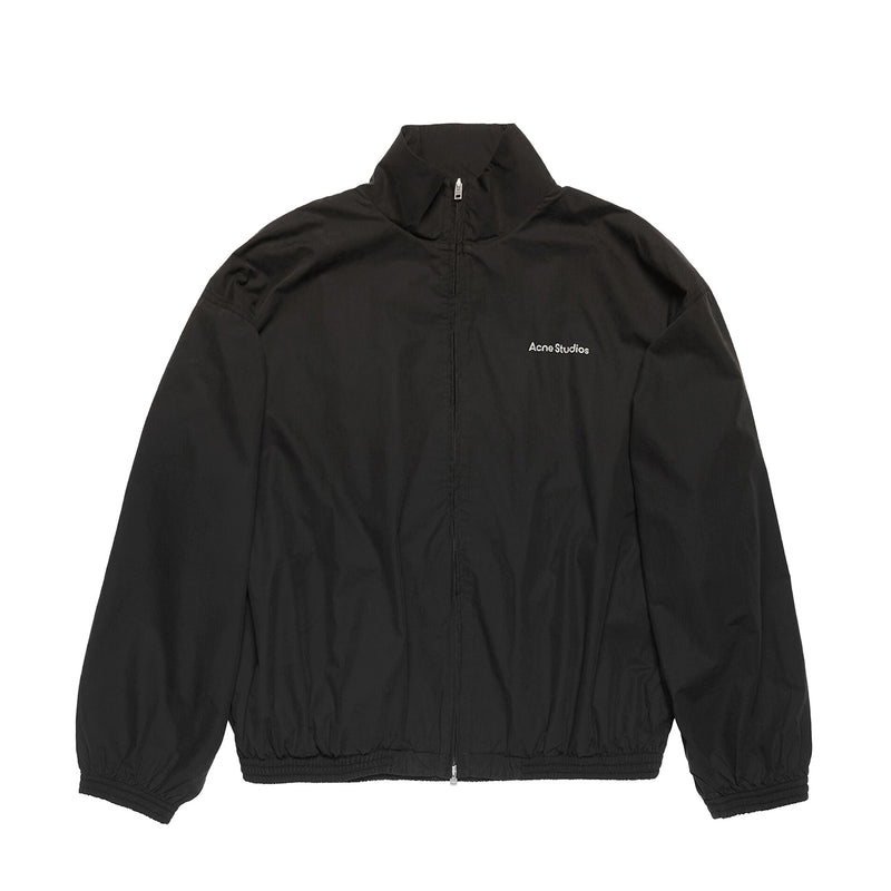 Acne Studios LOGO ZIPPER JACKET, Black