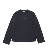 Acne Studios L/S LOGO T-SHIRT, Black