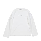 Acne Studios L/S LOGO T-SHIRT, Optic White