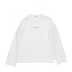 Acne Studios L/S LOGO T-SHIRT, Optic White