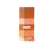 Acne Studios MOHAIR CHECKED SCARF, Bright Orange/White/Apricot