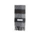 Acne Studios MOHAIR CHECKED SCARF, Dark Black/Grey