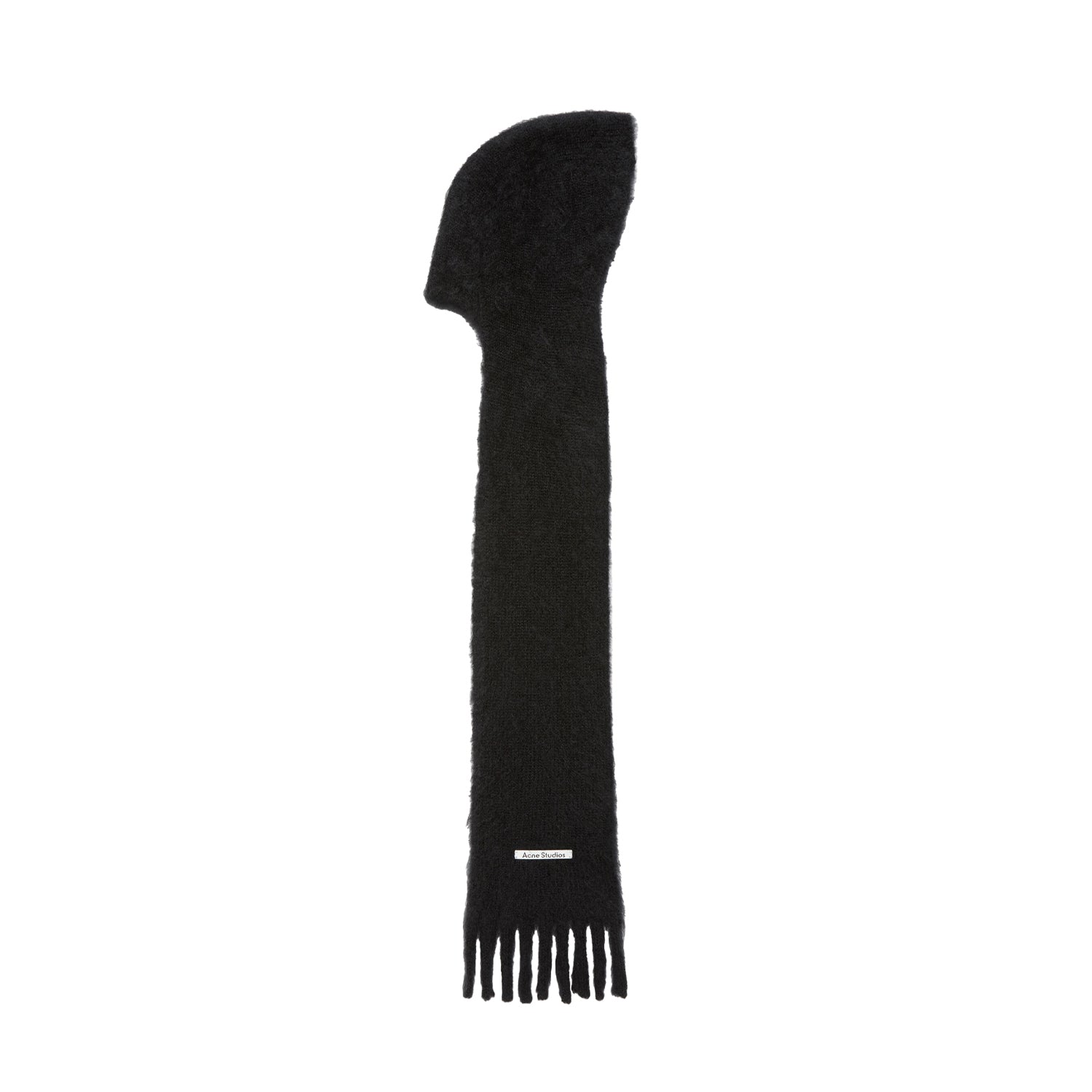 ami　acne muffler Acne Studios MOHAIR SCARF WITH HOOD, Black – Beamhill