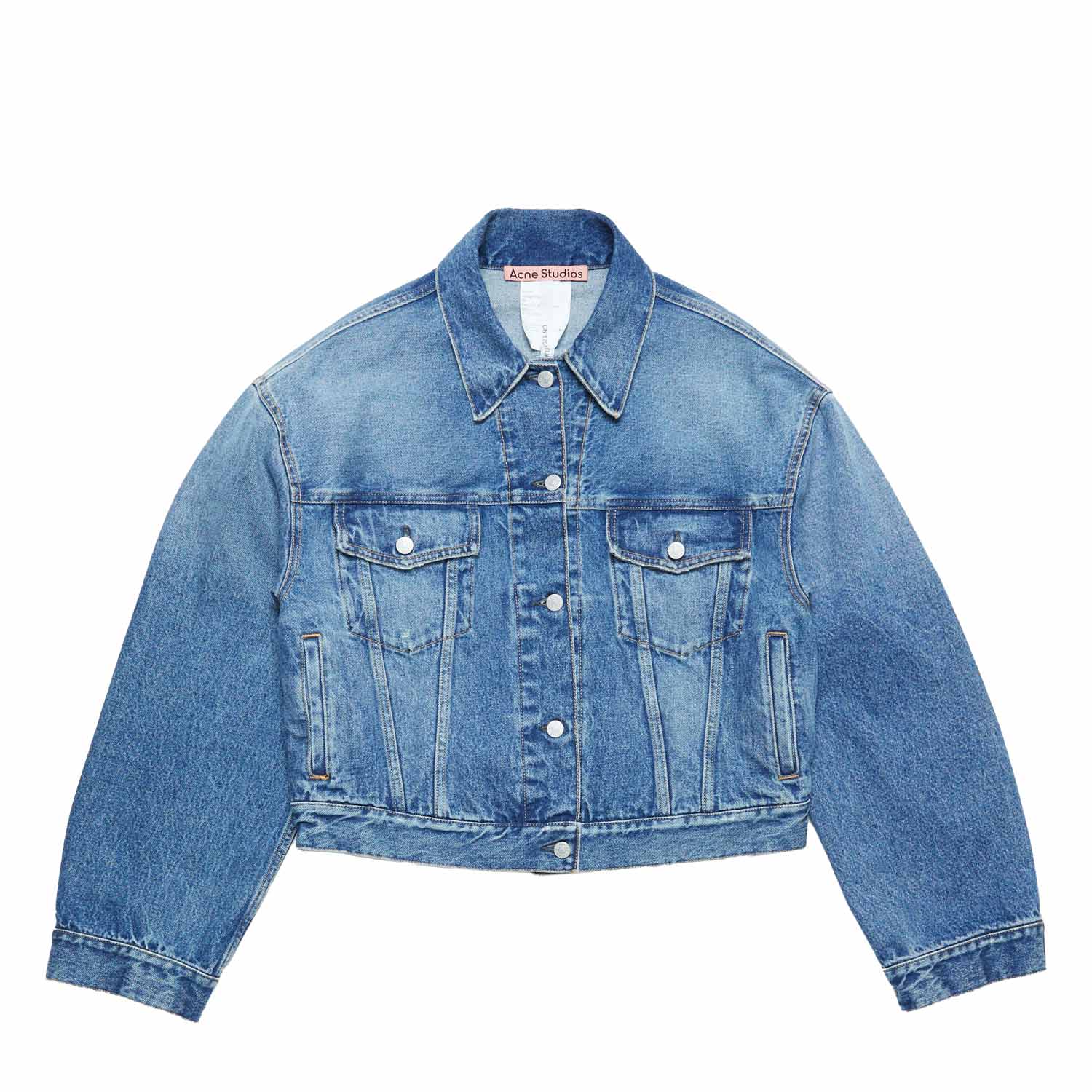 Acne Studios RELAXED DENIM JACKET, Mid Blue – Beamhill