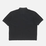Acne Studios S/S WASHED LOGO POLO SHIRT, Black