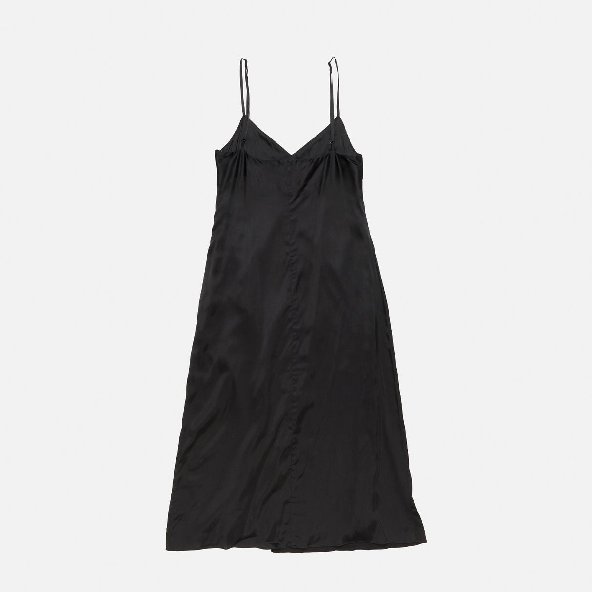 Acne Studios SATIN SLIP DRESS, Black