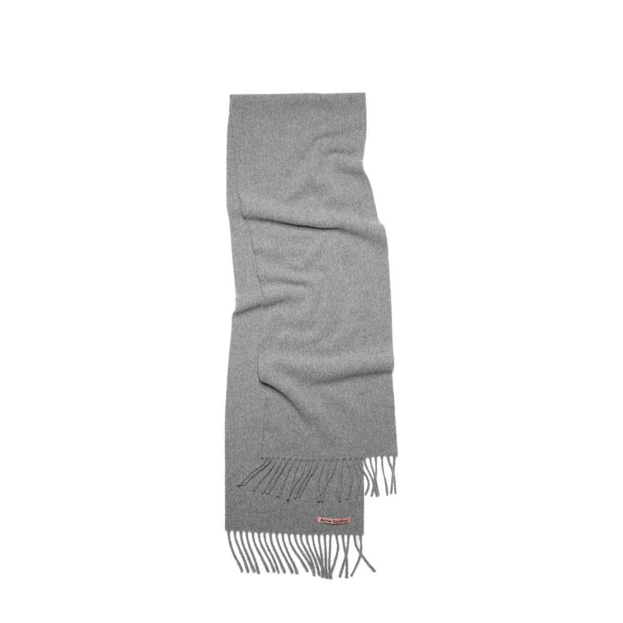 Acne Studios SKINNY WOOL SCARF, Grey Melange
