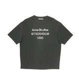 Acne Studios SPRAYED LOGO T-SHIRT, Faded Black