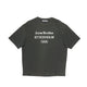 Acne Studios SPRAYED LOGO T-SHIRT, Faded Black