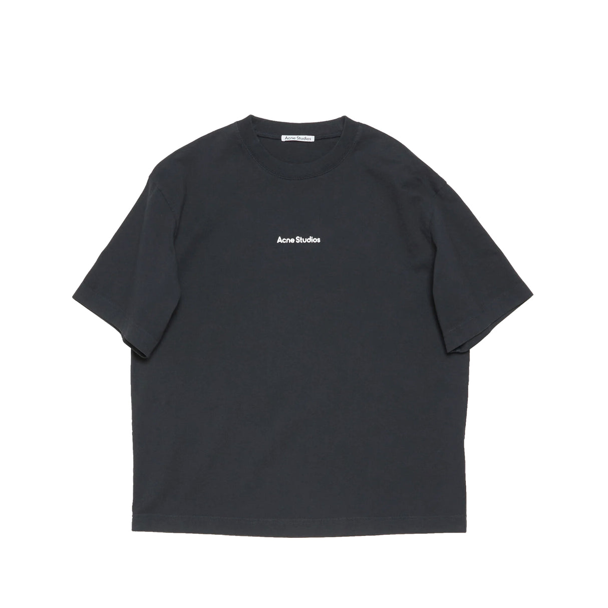 Acne Studios T-SHIRT STAMP LOGO RELAXED FIT, Black