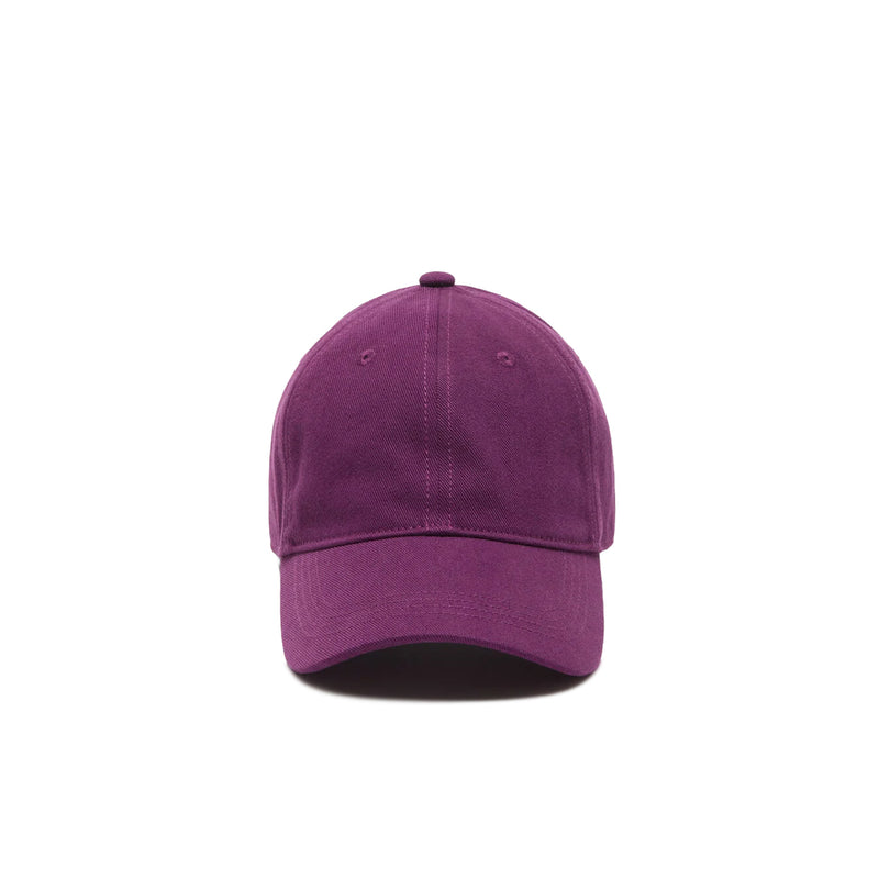 Acne Studios TWILL LOGO CAP, Berry Purple