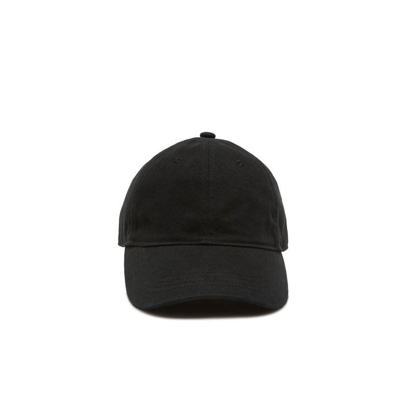 Acne Studios TWILL LOGO CAP, Black