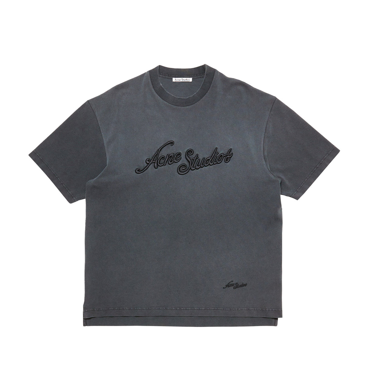 Acne Studios RELAXED FIT LOGO T-SHIRT, Faded Black