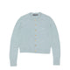 Acne Studios FITTED CARDIGAN YAK WOOL, Dusty Blue