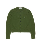 Acne Studios FITTED CARDIGAN, Bottle Green