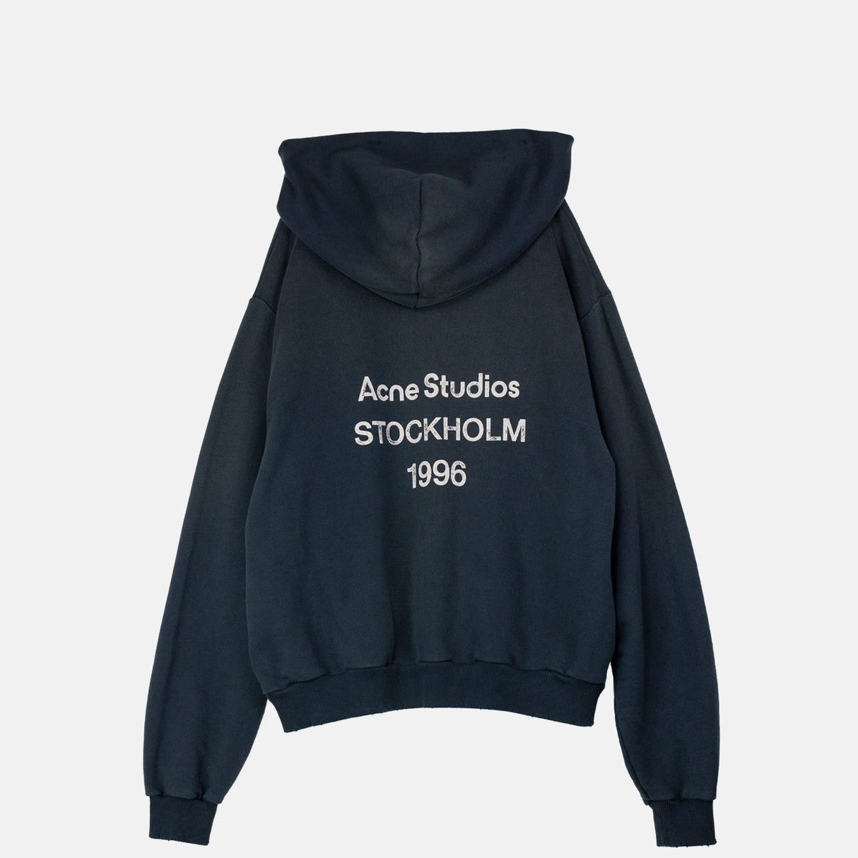 Acne Studios LOGO HOODED SWEATSHIRT, Black - Image 4
