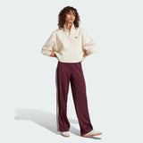 Adidas FIREBIRD LOOSE TRACK TROUSERS, Maroon/Cream White