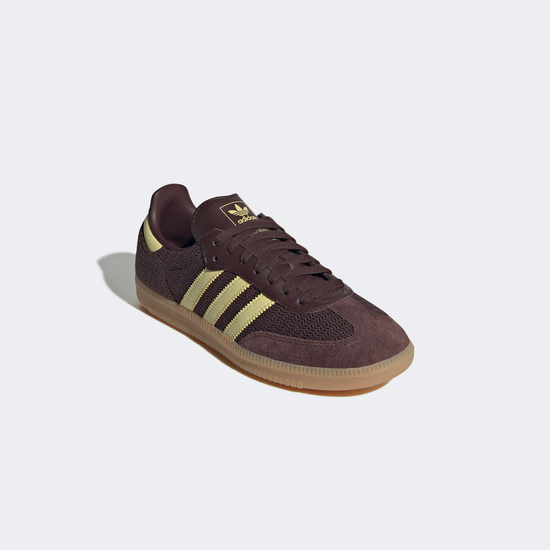 Adidas SAMBA OG W, Shadow Brown/Powder Yellow/Gum 3