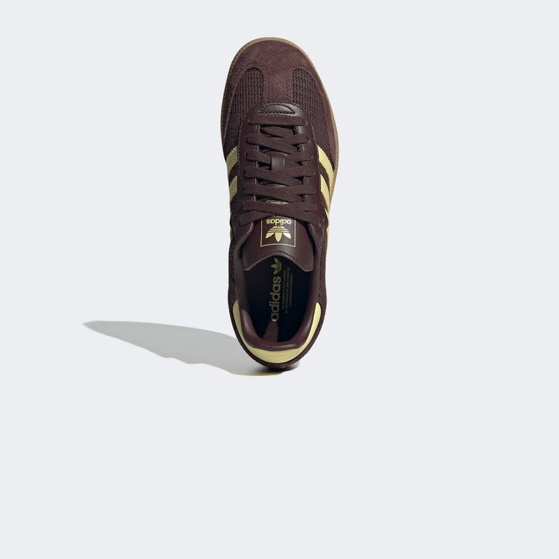 Adidas SAMBA OG W, Shadow Brown/Powder Yellow/Gum 3