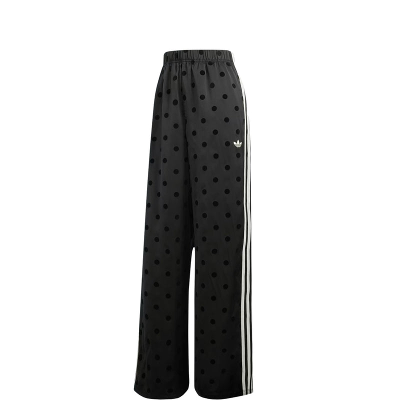 Adidas SATIN POLKA DOTS WIDE LEG PANTS, Black