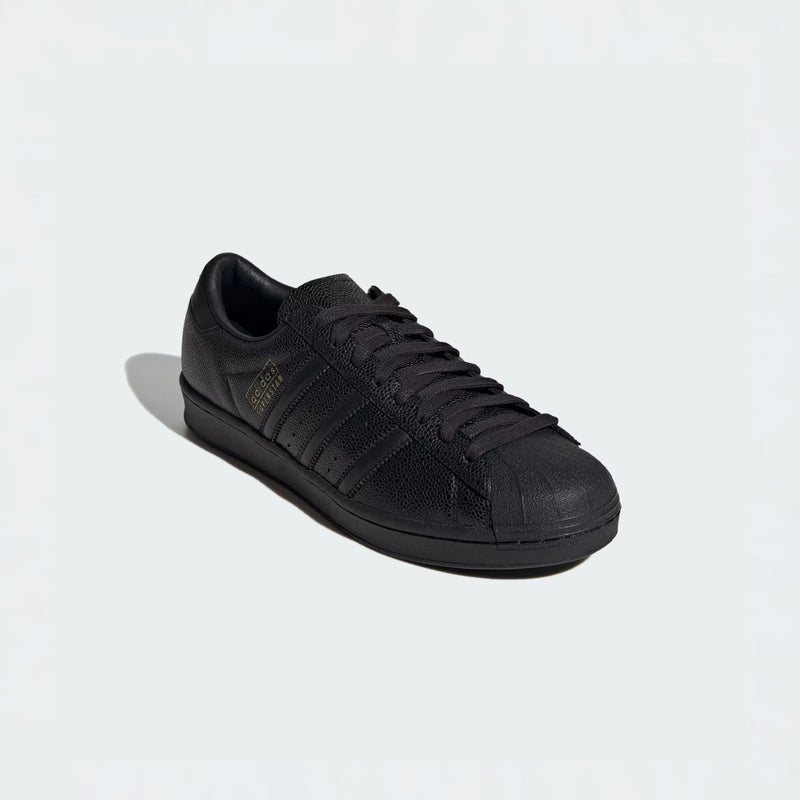 Adidas SUPERSTAR VINTAGE, Core Black/Core Black/Gold Metallic – Beamhill