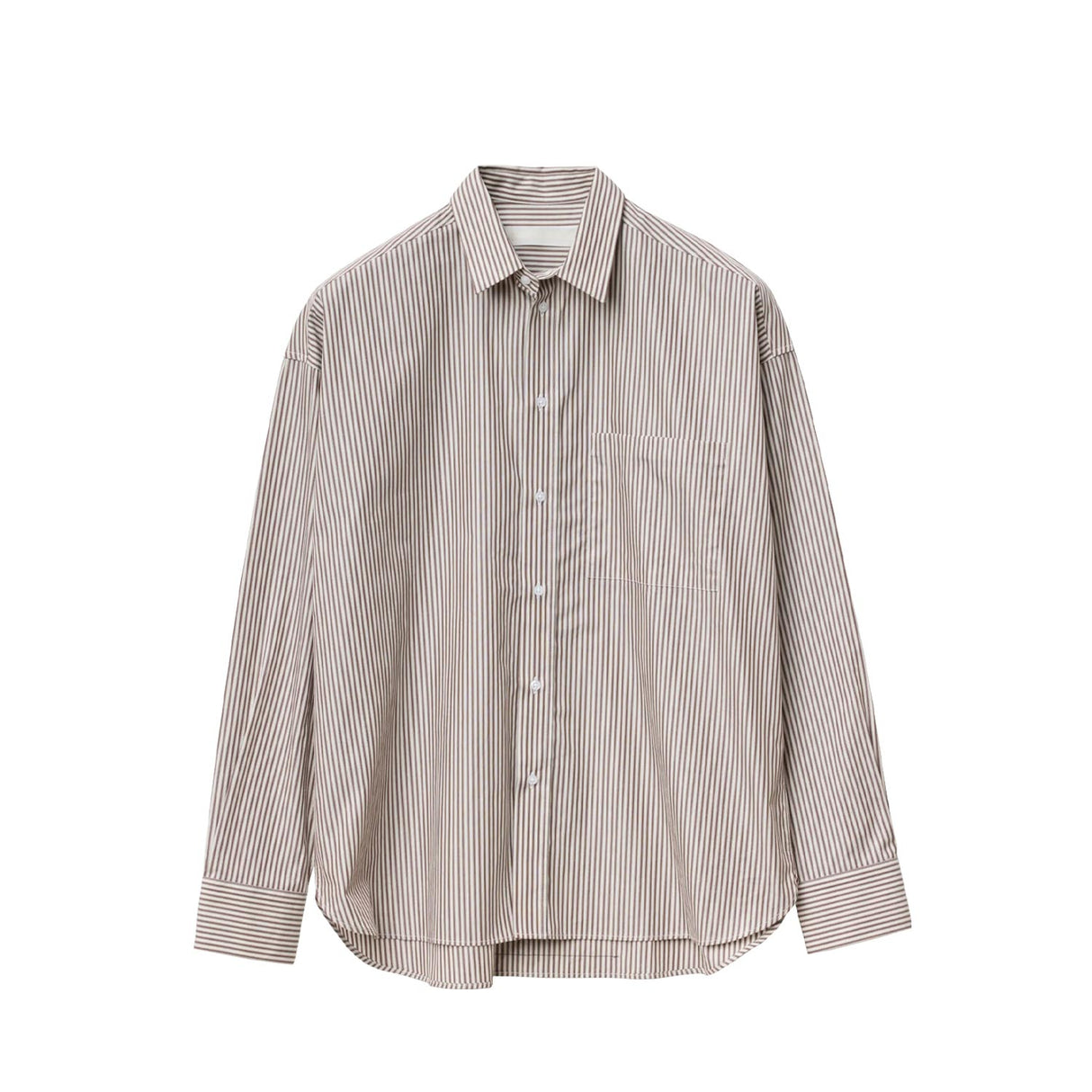 Adnym RHAM SHIRT, Brown Stripe