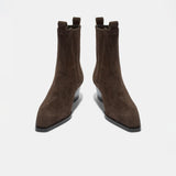 Aeyde AGATA SUEDE ANKLE  BOOTS, Moka