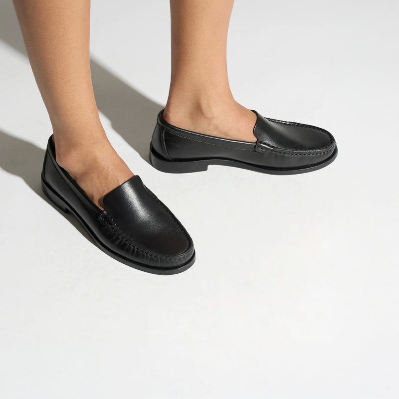 Aeyde ARTHUR CALF LEATHER, Black